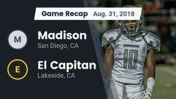 Recap: Madison  vs. El Capitan  2018