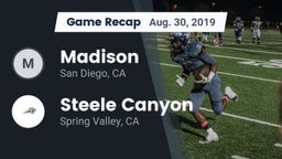Recap: Madison  vs. Steele Canyon  2019