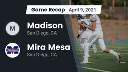 Recap: Madison  vs. Mira Mesa  2021