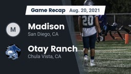 Recap: Madison  vs. Otay Ranch  2021
