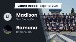 Recap: Madison  vs. Ramona  2021