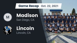 Recap: Madison  vs. 	Lincoln  2021