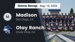Recap: Madison  vs. Otay Ranch  2022