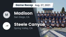 Recap: Madison  vs. Steele Canyon  2021