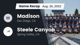 Recap: Madison  vs. Steele Canyon  2022