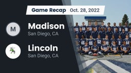 Recap: Madison  vs. Lincoln  2022