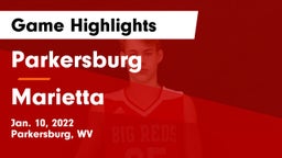 Parkersburg  vs Marietta  Game Highlights - Jan. 10, 2022