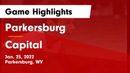 Parkersburg  vs Capital  Game Highlights - Jan. 25, 2022