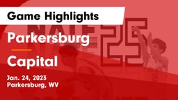 Parkersburg  vs Capital  Game Highlights - Jan. 24, 2023