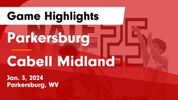Parkersburg  vs Cabell Midland  Game Highlights - Jan. 3, 2024