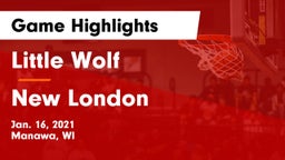 Little Wolf  vs New London  Game Highlights - Jan. 16, 2021