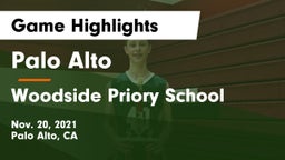 Palo Alto  vs Woodside Priory School Game Highlights - Nov. 20, 2021