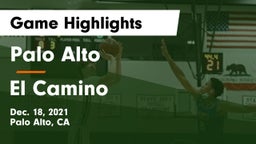 Palo Alto  vs El Camino  Game Highlights - Dec. 18, 2021