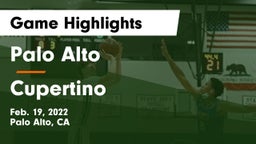 Palo Alto  vs Cupertino  Game Highlights - Feb. 19, 2022