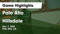 Palo Alto  vs Hillsdale  Game Highlights - Dec. 7, 2023