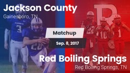 Matchup: Jackson County High vs. Red Boiling Springs  2017