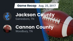 Recap: Jackson County  vs. Cannon County  2017