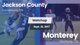 Matchup: Jackson County High vs. Monterey  2017