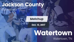 Matchup: Jackson County High vs. Watertown  2017