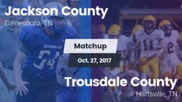 Matchup: Jackson County High vs. Trousdale County  2017