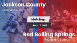 Matchup: Jackson County High vs. Red Boiling Springs  2018