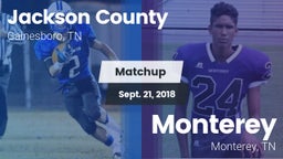 Matchup: Jackson County High vs. Monterey  2018