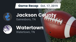 Recap: Jackson County  vs. Watertown  2019