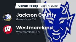 Recap: Jackson County  vs. Westmoreland  2020