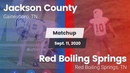 Matchup: Jackson County High vs. Red Boiling Springs  2020