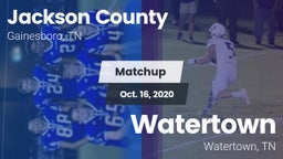 Matchup: Jackson County High vs. Watertown  2020