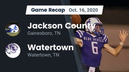 Recap: Jackson County  vs. Watertown  2020