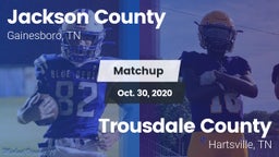 Matchup: Jackson County High vs. Trousdale County  2020