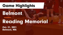 Belmont  vs Reading Memorial  Game Highlights - Oct. 21, 2021