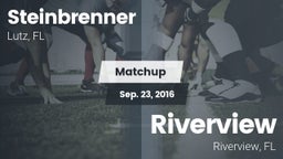 Matchup: Steinbrenner High vs. Riverview  2016