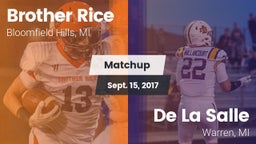 Matchup: Brother Rice High vs. De La Salle  2017