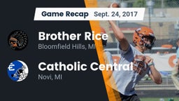 Recap: Brother Rice  vs. Catholic Central  2017