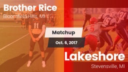 Matchup: Brother Rice High vs. Lakeshore  2017