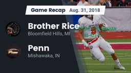 Recap: Brother Rice  vs. Penn  2018