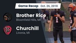 Recap: Brother Rice  vs. Churchill  2018