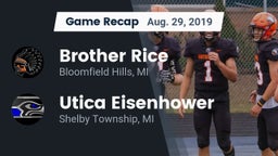 Recap: Brother Rice  vs. Utica Eisenhower  2019