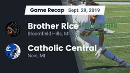 Recap: Brother Rice  vs. Catholic Central  2019