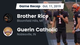 Recap: Brother Rice  vs. Guerin Catholic  2019