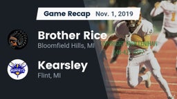 Recap: Brother Rice  vs. Kearsley  2019