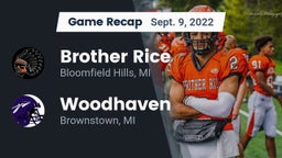 Recap: Brother Rice  vs. Woodhaven  2022