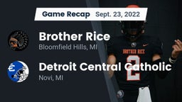 Recap: Brother Rice  vs. Detroit Central Catholic  2022