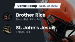 Recap: Brother Rice  vs. St. John's Jesuit  2023