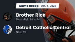 Recap: Brother Rice  vs. Detroit Catholic Central  2023