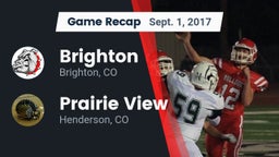 Recap: Brighton  vs. Prairie View  2017