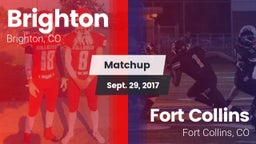 Matchup: Brighton  vs. Fort Collins  2017