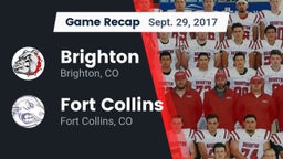 Recap: Brighton  vs. Fort Collins  2017